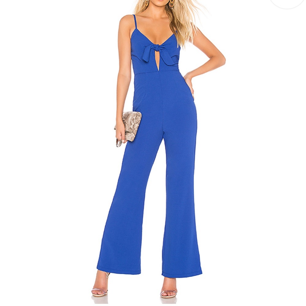 Blue jumpsuit